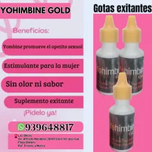 GOTAS EXCITANTES YOHIMBINA GOLD CALIENTA A TU PAREJA