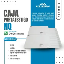CAJA PORTA TESTIGO - NQ - ALTA RESISTENCIA Y PROTECCION MINA