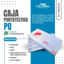 CAJA PORTA TESTIGO - PQ - ALTA RESISTENCIA Y PROTECCION MINA