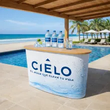 MESA CURVA PUBLICITARIA PARA EVENTOS PERÚ