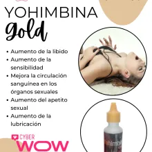 YOHIMBINA GOLD - AFRODISIACO PARA MUJERES sexshop lima 