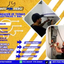 Servicio técnico profesional de termas a domicilio en lima