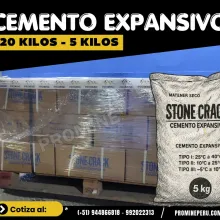 Cemento expansivo Agente fracturante