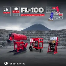 PERFORADORA PACKSACK FL-100 mineria 