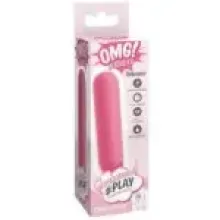 VIBRADOR OMG BALA RECARGABLE ROSA
