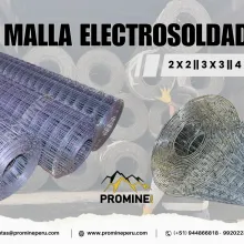 Malla de Acero Electrosoldada Minera