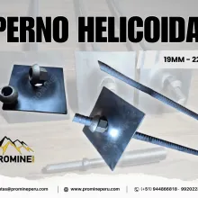 Perno Helicoidal 19 mm - Producto de sostenimiento