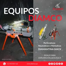 MAQUINAS DE PERFORACION DIAMANTINA NEUMATICAS E HIDRAULICAS 