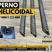Perno Helicoidal de Sostenimiento