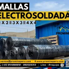 Malla Electrosoldada Minera - cocada 4x4 - 2x25 metros