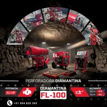 PERFORADORA PACKSACK FL-100 mineria 