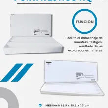 CAJAS DE CARTONPLAST PARA CLASIFICACIÓN DE MUESTRAS MINERAL