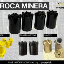 BROCAS PERFORACIÓN PRECISA Y EFICIENTE PARA MINERÍA Y CONST