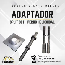 ADAPTADORES DE SPLIT SET Y PERNO HELICOIDAL 
