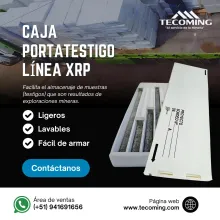 CAJAS PORTA TESTIGO DE CARTÓN PLAST PARA ALMACENAMIENTO DE M