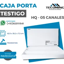 CAJAS PORTA TESTIGO DE CARTÓN PLAST RESISTENTES