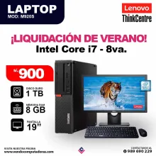 Computadora Lenovo ThinkCentre Core i7 - 8va. Generacion