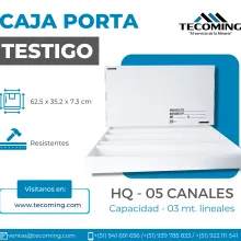 CAJAS PORTA TESTIGO DE CARTÓN PLÁST PARA LA INDUSTRIA MINERA