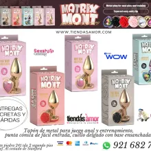 Matrix monot Tapón de gemas con forma de corazón arcoíris 