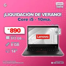 Laptop LENOVO Core i5 - 10ma. Generacion