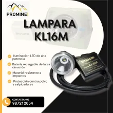 LÁMPARA MINERA KL16M DE ALTO RENDIMIENTO ENTREGA INMEDIATA