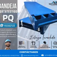 BANDEJA PORTA TESTIGO PQ - ALMACENAJE DE MUESTRAS 