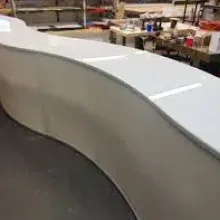  Corian 6 mm color blanco Ligereza y elegancia para proye