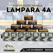 Iluminación Portátil para Mina Lámpara 4A