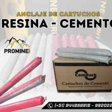 Fijación Química de Alto Desempeño Cartucho Minero