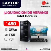 Laptop SAMSUNG LG Intel Core i3