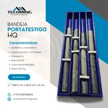 BANDEJAS PORTA TESTIGO - PRODUCTOS DE EXPLORACION MINERA