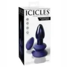 A-VIBRADOR ICICLES VIDRIO AZUL N 85