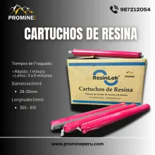 Cartuchos de Resina Anclaje Seguro Mina Segura 