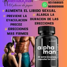 ALPHAMAN 20 CAPS ORIGINAL sexshop lima 