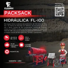 PERFORADORA PACKSACK FL-100 Explora hasta 150 m 