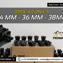BROCAS 34MM 36MM ALTERNATIVAS ALTO RENDIMIENTO EN PERFOR