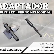 ADAPTADOR DE SPLIT SET CONEXIÓN RÁPIDA Y SEGURA EN MINERÍA