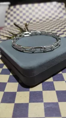 Pulsera Eslabón Plata 950 Caballero