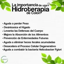 LIMPIEZA DE COLON - HIDROCOLONTERAPIA