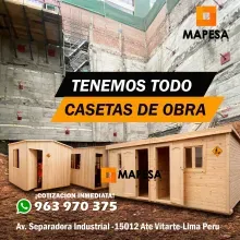 CASETAS PREFABRICADAS PARA OBRA EN LIMA