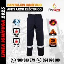 PANTALÓN IGNÍFUGO ARCFLASH DE 26 CALORÍAS