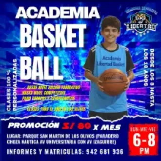 academia de basket en los olivos