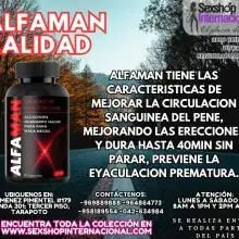 POTENCIADOR SEXUAL ALFAMAN MEJOR DURACION TARAPOTO SEXTOYS