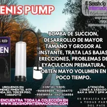 BOMBA DE SUCCION POTENCIADOR SEXUAL MAYOR GROSOR DEL PENE TA